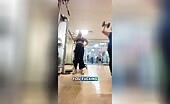 Women Fight at Gym