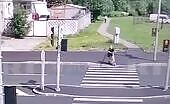 Scooter Driver Hits Object While Wearing Headphones
