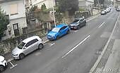 Car Reverses Downhill