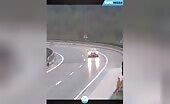 Tanker Crashes Off Bridge