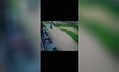 Biker Jumps Off Motorcycle