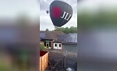 Balloon Crashes into School