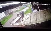 Truck Driver Killed Adjusting Tarpaulin