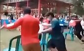 Brawl Ends with Brutal Knockout