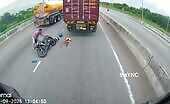 Wife Crushed by Truck in Front of Husband