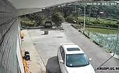 Man Falls from 4th Floor, Hits Car
