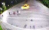 Man Hits Pedestrians