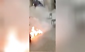 Man Sets Self on Fire in Public