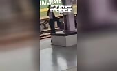 Man Hit by Train Crossing Tracks