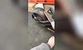 Man Impaled by Railroad Spike