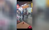 Man Knocked Out with Stool