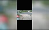 Coach Hits Woman Crossing Road