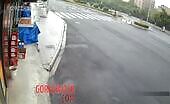 Cyclist Hit by Car at High Speed