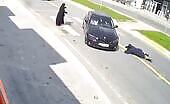 Woman Hit by Vehicle While Crossing Street