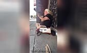 Brawl Erupts in Street Fight