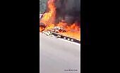 Fruit Truck Catches Fire