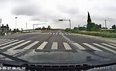 Cop Hits Motorcyclist After Running Red Light