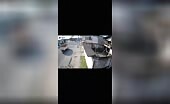 Biker Hits Truck