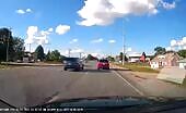 Driver Causes Crash Pulling Out