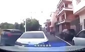 Asian Woman Involved in Car Crash