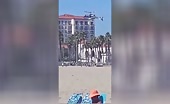 Helicopter Crashes Near California Beach