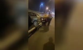 Man Reverses into Wife, Jumps off Bridge