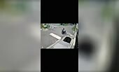 Man Falls into Abyss on Brazil Sidewalk
