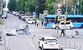 Motorcyclist Crashes into Coma