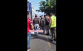 Motorcyclist Hits Garbage Truck