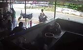 Bus Kills Motorcyclist and Pedestrian