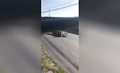Motorcyclist Hit by Speeding Car