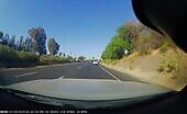 Car Crash at Exit Ramp
