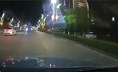 Car Hits Pedestrian
