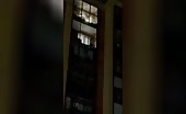 Man Slips and Falls