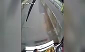 Bus Crashes After Speeding