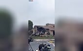 Jet Crashes Into Military Neighborhood
