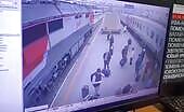 Man Falls Onto Train Tracks