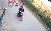 Scooter Rider Hit by Car