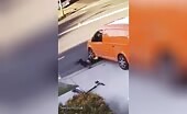 Scooter Rider Hit by Vehicle