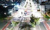 Train Collides with Bus