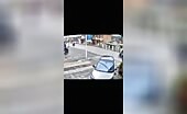 Truck Hits Man in Street