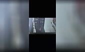 Trucker Crushed Checking Load