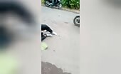 Motorcycle Crash: 2 Men Hit by Truck