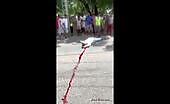 Man Sets Himself on Fire