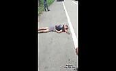 Motorcyclist Hit by Truck