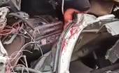Driver Crushed in Collapsing Truck