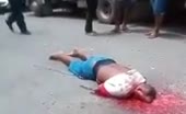 Man Beaten, Shot in Head