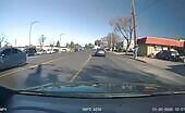 No Right Turn Sign, Driver Still Crashes Into Truck