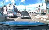 Truck Dares Ambulance at Crossroads