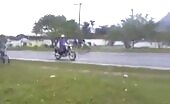 Driver Ignoring Stop Sign Causes Crash